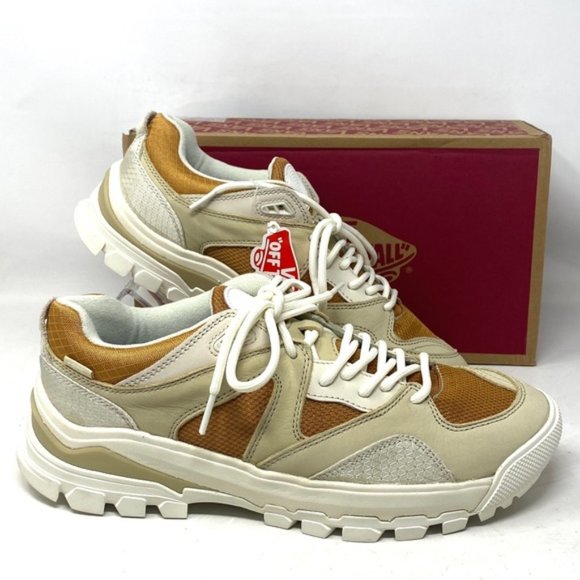 VANS AMZN Trailhead Shoes For Men's Low Top Mesh Suede Cream Hiking VN0A7TO2QC4 - Picture 1 of 11